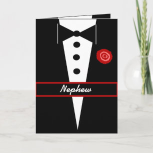 SON Be my Ring Bearer Card mit Tux Einladung