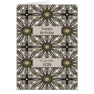 Son Birthday Abstrakt Mandala Design