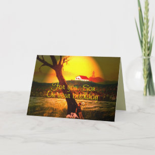 Son Birthday Card Karte