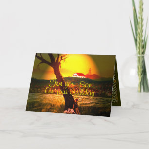 Son Birthday Card Karte