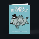 Son Birthday Fish Puke Joke Card Karte<br><div class="desc">Schick deinen Angeln oder Fisch Son diese lustige Geburtstagskarte,  die ihm lasse zu wissen,  dass er so fisch ist.</div>