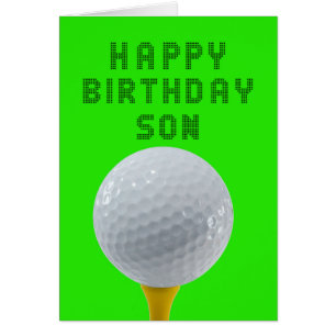 Son Birthday Golf
