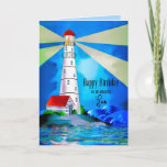 Son Birthday Lighthouse Beacon of Light for Sea Karte<br><div class="desc">Für Son Sehen Sie andere Kategorien mit den gleichen/ähnlichen Bildern für Geburtstage und andere Ausdrücke.</div>