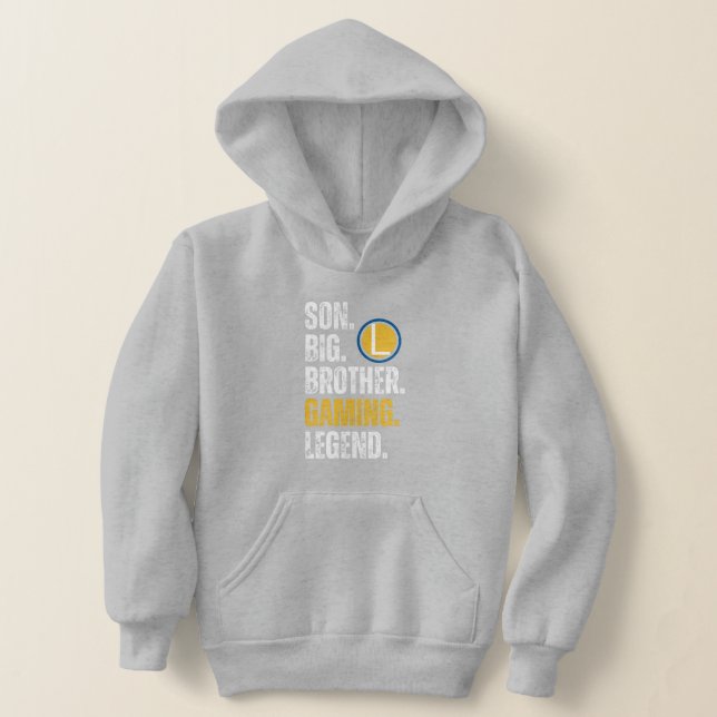 SON BROTHER GAMING LEGEND für texturierte Gamer Hoodie (Ablage )