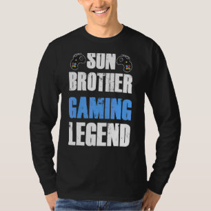 Son Brother Gaming Legend Video Gamer Spaß T-Shirt