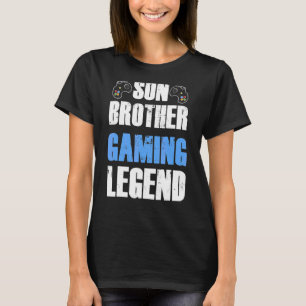 Son Brother Gaming Legend Video Gamer Spaß T-Shirt