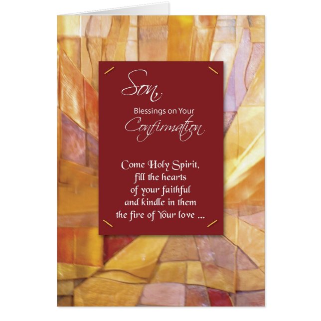 Son Confirmation Red Fire (Vorne)