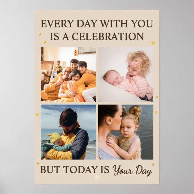 Son & Daughter Day Poster – Family Love Gift   (Vorne)