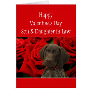 Son & Ehefrau Glossy Grizzy Valentine Puppy Liebe