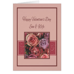 Son & Ehefrau Happy Valentine's Day Rose