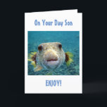 SON GENIESSEN, ENTSPANNEN UND WISSEN, DASS SIE GEB KARTE<br><div class="desc">DIESER PUFFERFISCH IST SO BEREIT ZU SAGEN **IHR SOHN*** ER IST LIEBT AUF SEINEM *GEBURTSTAG* UND SIE HOFFEN,  ER KANN SICH AN SEINEM SONDERTAG GENIESSEN UND ENTSPANNEN!</div>