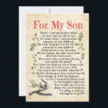 Son-Geschenk| Für meinen Sohn danke, dass Sie so v Einladung<br><div class="desc">Son-Geschenk| Danke für meinen Sohn,  dass du so viel Freude und Lachen in mein Leben aufgenommen hast</div>