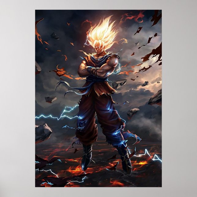 Son Goku Super Saiyan Poster (Vorne)