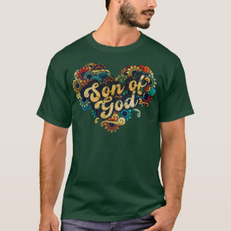 SON GOTT VIGNETTE VINTAG FARBE T-Shirt