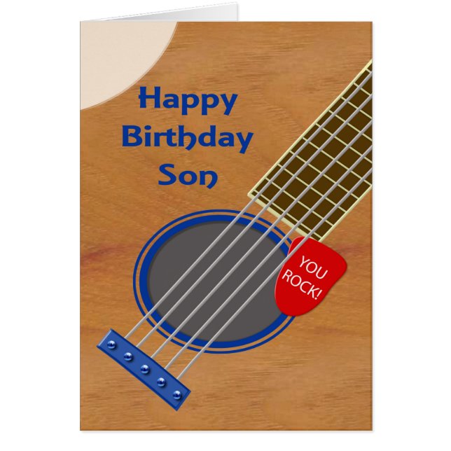 Son Guitar Player Geburtstag (Vorne)