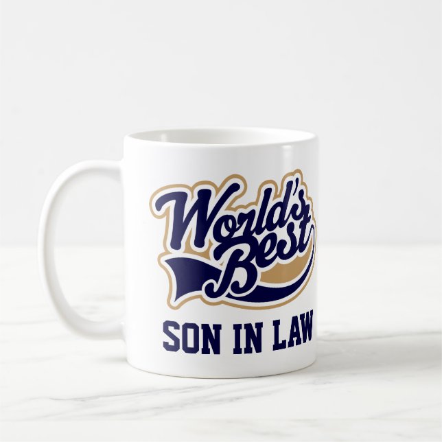 Son in Law Welten Bestes Geschenk für ihn Kaffeetasse (Links)
