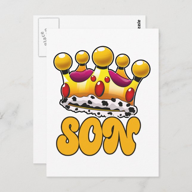 Son Kings Crown Postkarte (Vorne/Hinten)