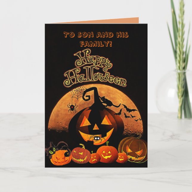SON n FAMILY HALLOWEEN CARD Karte (Vorderseite)
