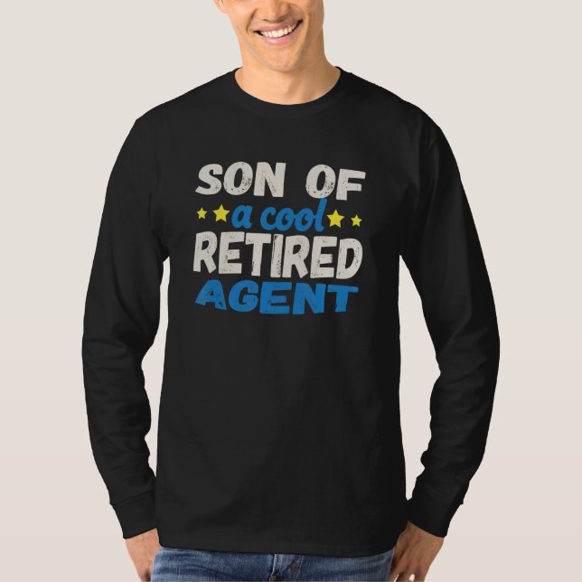 Son of a Cool Retired Agent T-Shirt (Vorderseite)