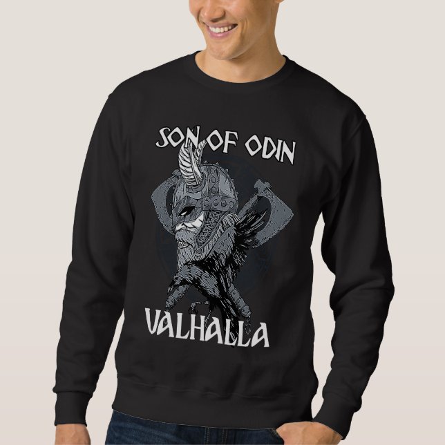Son of Odin Valhalla Nordic Odin Mythology Celtic Sweatshirt (Vorderseite)