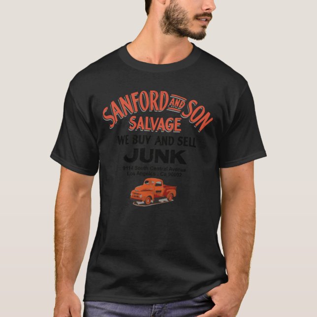 Son of Sanford Salvage Sign boy T-Shirt (Vorderseite)