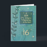 Son Religious 16. Geburtstag Green Hand Drawn Look Karte<br><div class="desc">Dein einst kleiner Junge ist jetzt ein junger Mann. Nun,  da sein 16. Geburtstag gefeiert wird,  sollten Sie bereit sein,  diese Karte,  die ihm lasse zu wissen,  dass er hat und immer eine besondere Freude an Ihrem Herzen bringt.</div>