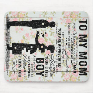 Son to Mama Geschenk für Mama, Mama Geburtstag Ges Mousepad