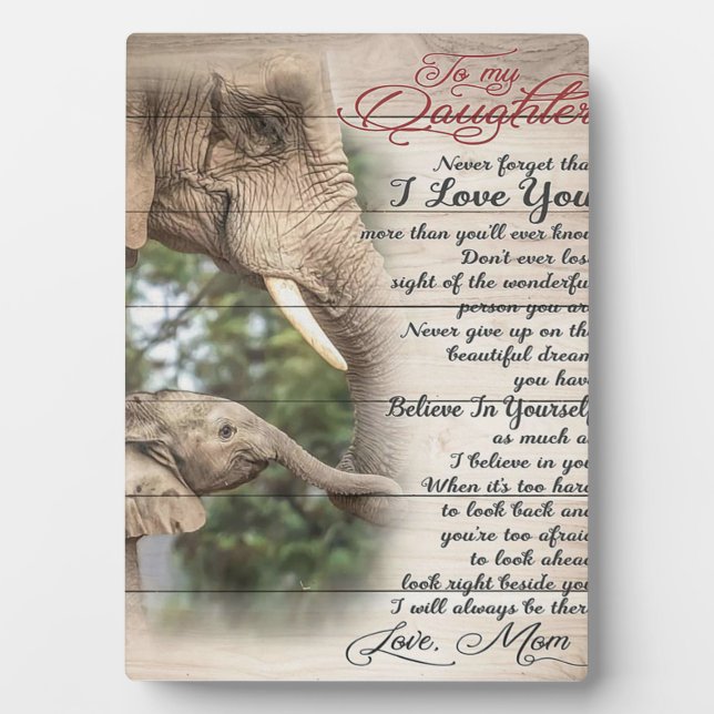 Son to my Mama Gegenwart | Niedliches Familiengesc Fotoplatte (Vorderseite)