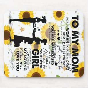 Son to my Mama Gift Zur Mama schöner Brief Mousepad