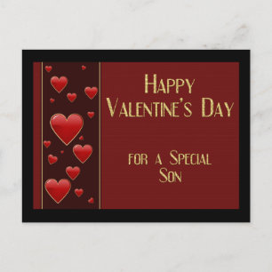 Son Valentine Postcard Feiertagspostkarte