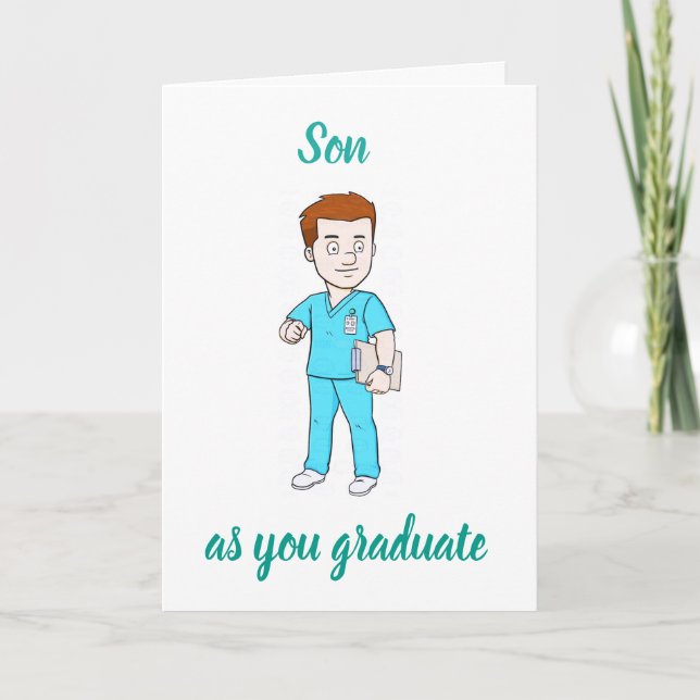 ** SON WIRD NURSE** SO PROUER VON IHNEN KARTE (Vorderseite)