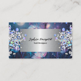 Sonata Iridescent Glitzer Business Card Visitenkarte