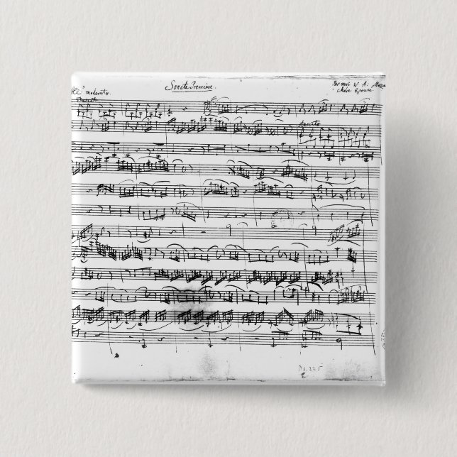 Sonate Premiere für Violine und Cembalo Button (Vorderseite)