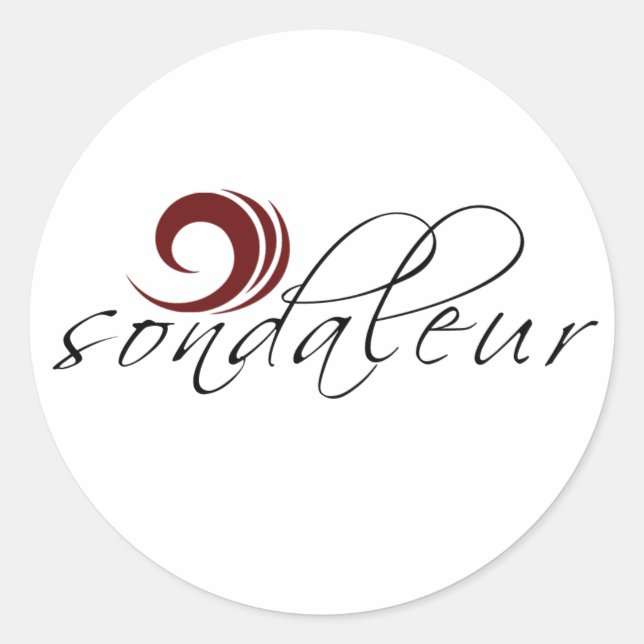 Sondaleur-Aufkleber Runder Aufkleber (Vorderseite)