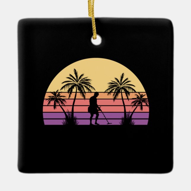 Sondeln Metal Detectorist Keramikornament (Vorderseite)