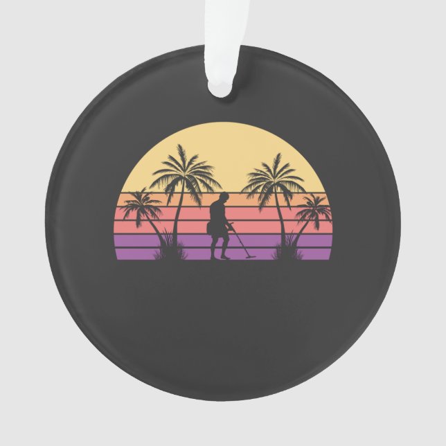 Sondeln Metal Detectorist Ornament (Vorderseite)
