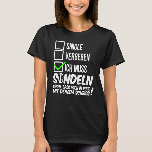 Sonden-Sonden-Zubehör Metalldetektor T-Shirt (Vorderseite)