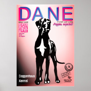 Sonder-Dogge-Welpen-Verkaufsplakat Poster