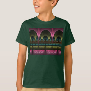 Sonder-Fantasie-Muster abstrakt farbenfroh Fraktal T-Shirt