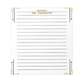 Sonder-Lehrer-Notizpapier Von  Notizblock