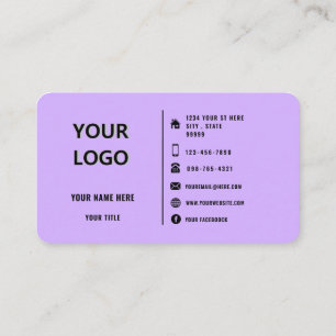 Sonderaktion für benutzerdefinierte Logos Design I Visitenkarte