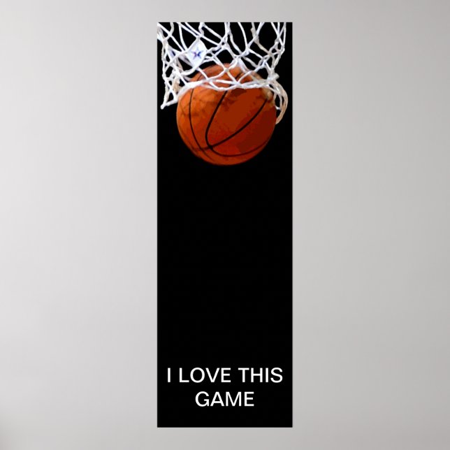 Sonderaktion I Liebe Dieses Spiel Basketball Poste Poster (Vorne)