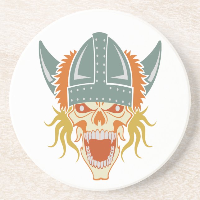 Sonderanfertigung des Schädels Getränkeuntersetzer (Vorne)