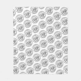 Sonderanfertigung Fleece Blanken mit Logo-Print Sc