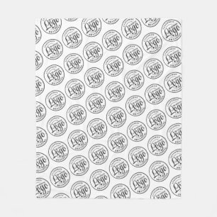 Sonderanfertigung Fleece Blanken mit Logo-Print Sc
