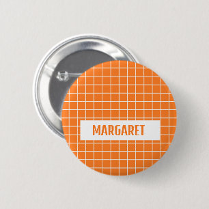 Sonderanfertigungen für orange und weiße Fliesen Button
