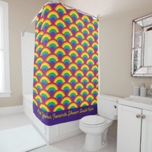 Sonderangebot für Regenbogen-Mermaid-Skala Duschvorhang