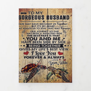 Sonderangebot für Vater   Mein Ehemann-Brief   Dreifach Gefaltete Ankündigung