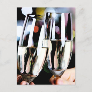 Sonderankündigung Save the Date Toast Ankündigungspostkarte