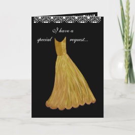 SONDERANTRAG - Einladung Hochzeit GOLD Gown